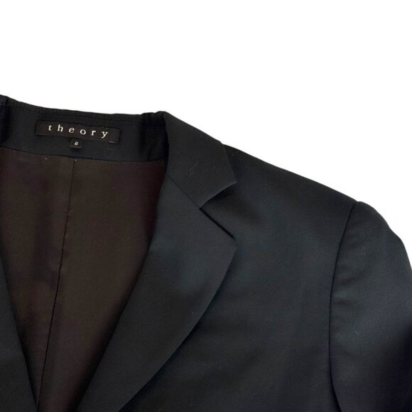 Theory Elegant Black Blazer - Picture 7 of 11